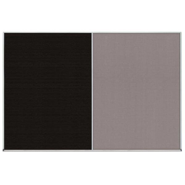 United Visual Products Enclosed Corkboard, 1 Door, 18"x24", 4" Fra, UV3407-BRONZE-SURF UV3407-BRONZE-SURF - main